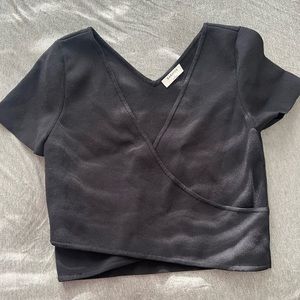 Babaton sculpt crop top, Sz L